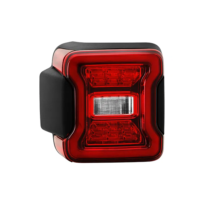 9052033 – SPYDER Tail Light Assembly, Clear Lens Black Housing LED Red LED Running Light/ Red LED Brake Light/ LED Tu...